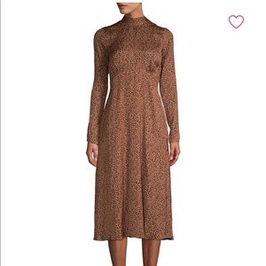 Free People Loveless Printed Midi Dress NWT